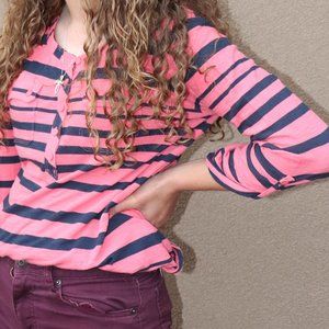 Long sleeve shirt- striped